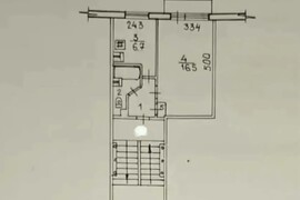 1-к. квартира, 29,1 м², 3/5 эт.